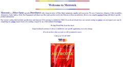 Desktop Screenshot of metrotek.com